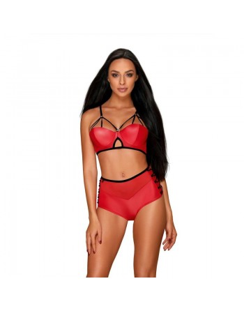 Leatheria Ensemble 2 pcs - Rouge
