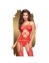 Hot nightfall Bodystocking - Rouge