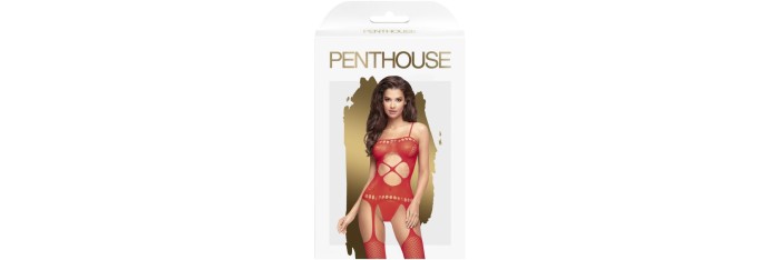 Hot nightfall Bodystocking - Rouge