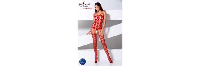 BS067R Bodystocking - Rouge