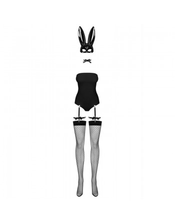 Bunny Costume 4 pcs - Noir
