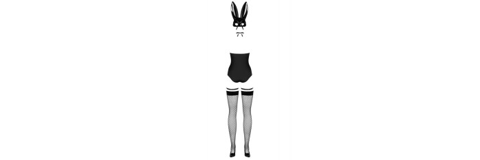 Bunny Costume 4 pcs - Noir