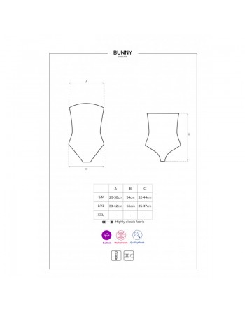 Bunny Costume 4 pcs - Noir