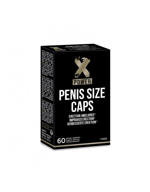 Penis size caps -  60 gélules