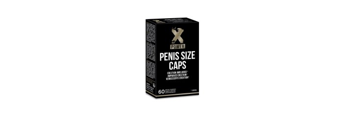 Penis size caps -  60 gélules