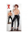 Pantalon en Latex Noir - S