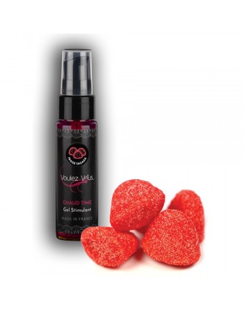 Lubrifiant Chauffant Stimulant Saveur Fraise Tagada - 35 ml