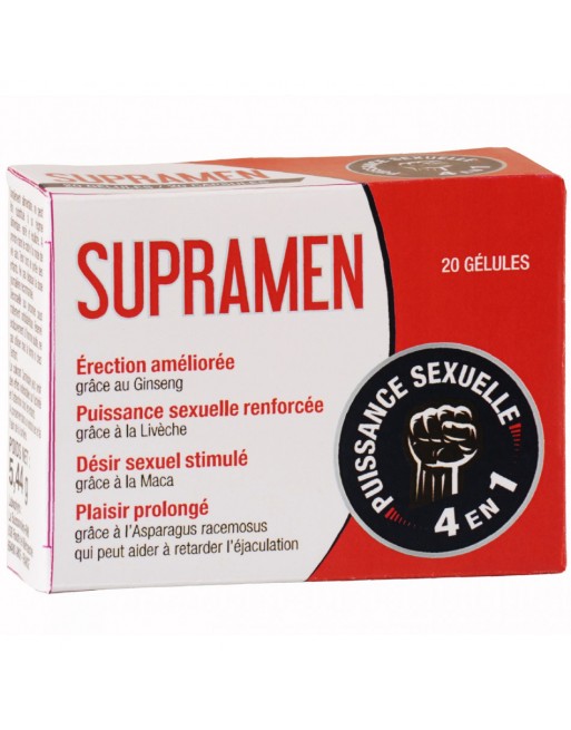 Supramen Erection Améliorée - 20 gélules Supramen Erection Améliorée - 20 gélules