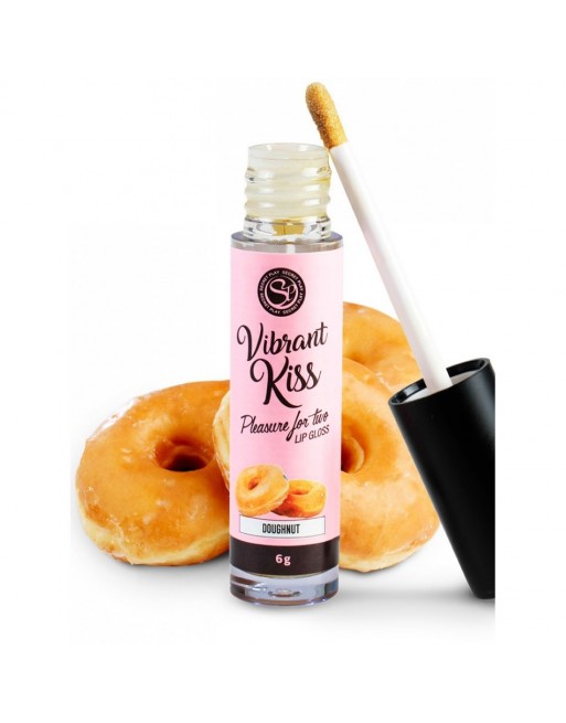 Gloss vibrant Kiss Saveur Donuts - 6 gr Gloss vibrant Kiss Saveur Donuts - 6 gr