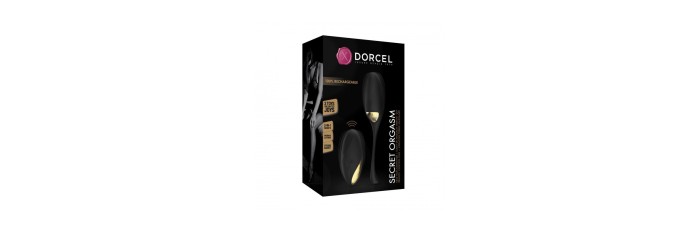 Oeuf Vibrant Dorcel Secret Orgasm - Noir et Or