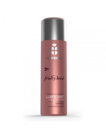 Lubrifiant Fruity Love Fraise Vin Pétillant - 100 ml