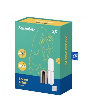 Stimulateur Satisfyer Secret Affair - Blanc et Or rose