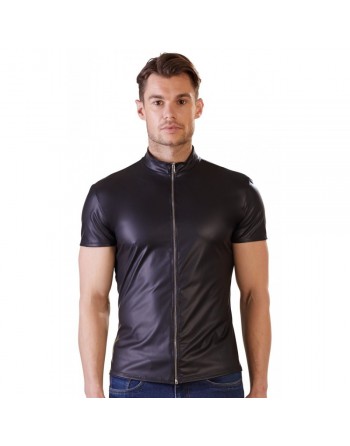 Veste Noir Mat Avec Zip - M