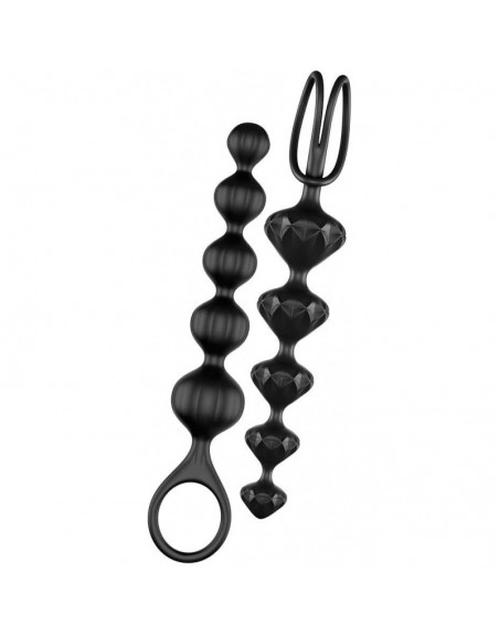 Chaînes Anales Beads Satisfyer 2 pcs  - Noir