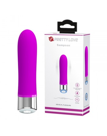 Vibromasseur Pretty Love en Silicone Violet Sampson