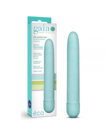 Vibromasseur Biodégradable et Recyclable Gaia Turquoise