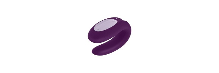 Stimulateur connecté pour couple Satisfyer Double Joy - Violet