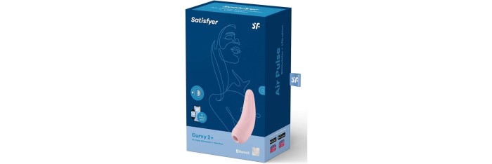 Stimulateur connecté Satisfyer Curvy 2 - Rose