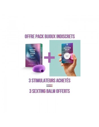 Offre pack 3 stimulateurs clitoridiens / 3 baumes clitoridiens - Clitherapy