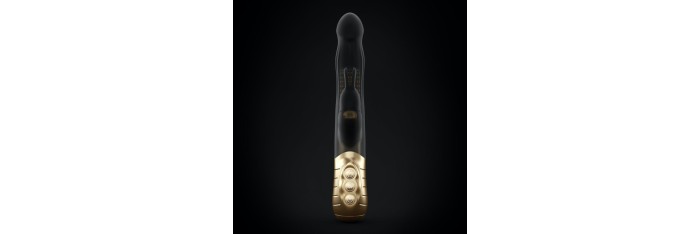 Vibromasseur Dorcel Baby Rabbit 21 cm 2.0 - Noir et Or