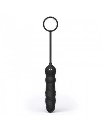 Plug anal et cockring Deep Seeker - Noir