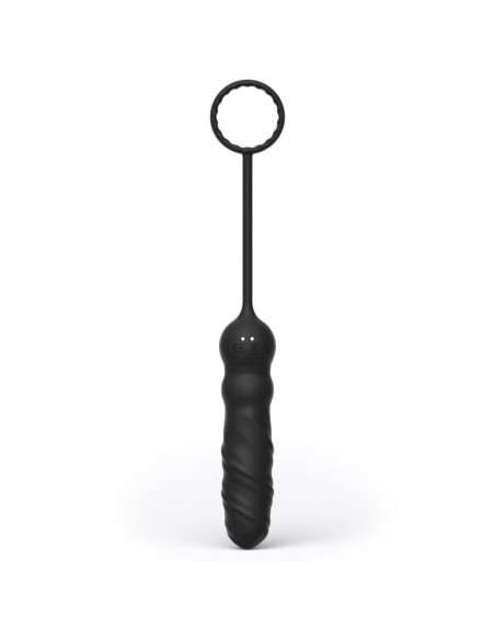 Plug anal et cockring Deep Seeker - Noir