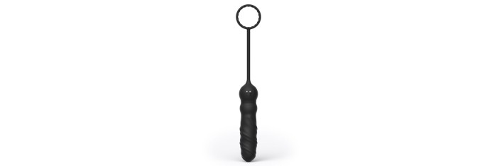 Plug anal et cockring Deep Seeker - Noir