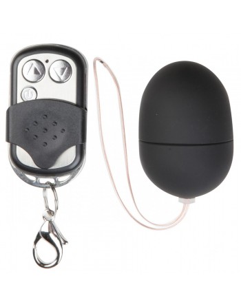 Oeuf vibrant radiocommande Spoody twenty-four noir - 10 vitesses