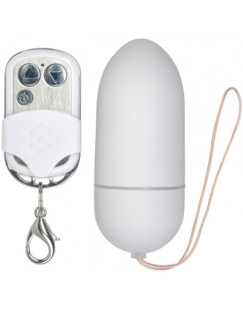 Oeuf vibrant radiocommande Spoody One blanc - 10 vitesses