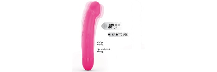 Vibromasseur Real Vibration M 22 cm 2.0 - Rose