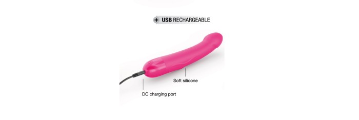 Vibromasseur Real Vibration M 22 cm 2.0 - Rose