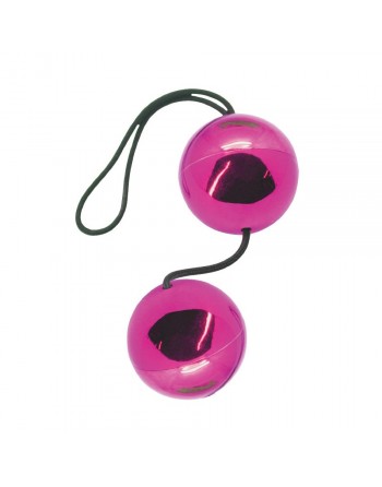 Boules de Geiha Effet Métal Rose