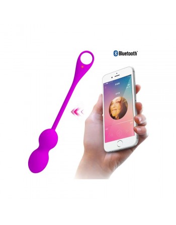 Boules Rechargeables Elvira Connectées Pourpre
