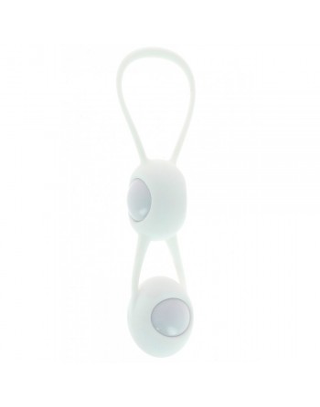 Boules de Geisha Spoody en silicone blanc et ABS blanc