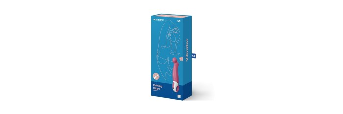 Vibromasseur Satisfyer Vibes Petting Hippo - Rose