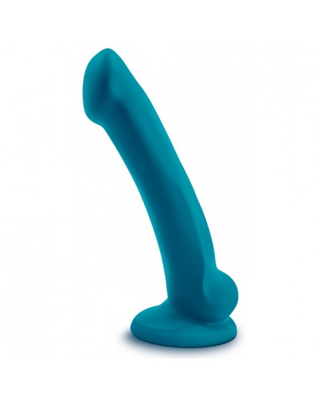 Gode Ventouse en silicone Temptasia Reina Bleu-vert - 17 cm