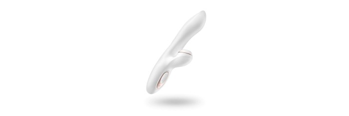 Stimulateur vibromasseur Satisfyer Pro G-Spot Rabbit - Blanc et Or rose