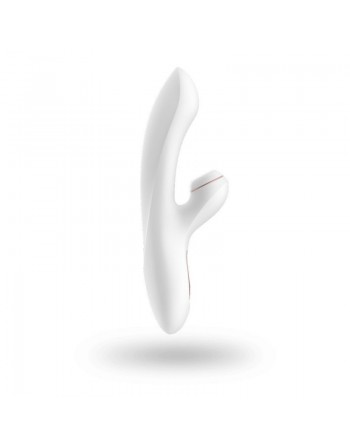 Stimulateur vibromasseur Satisfyer Pro G-Spot Rabbit - Blanc et Or rose