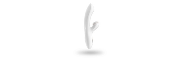 Stimulateur vibromasseur Satisfyer Pro G-Spot Rabbit - Blanc et Or rose