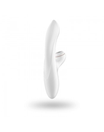 Stimulateur vibromasseur Satisfyer Pro G-Spot Rabbit - Blanc et Or rose
