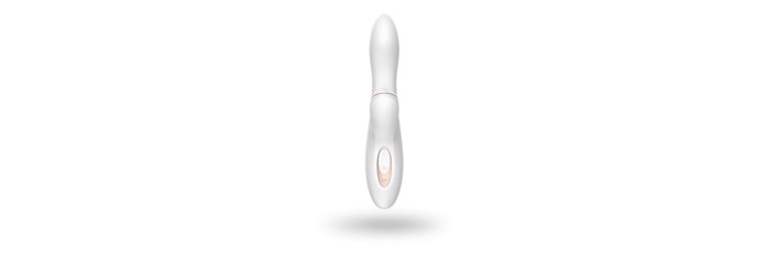 Stimulateur vibromasseur Satisfyer Pro G-Spot Rabbit - Blanc et Or rose