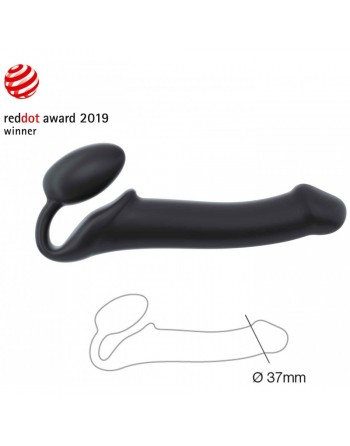 Strap-On Semi-Réaliste Noir - L