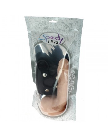 Gode Ceinture Réaliste avec Testicules - 21 cm