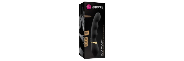 Vibromasseur Dorcel Too Much 2.0 - Noir et Or