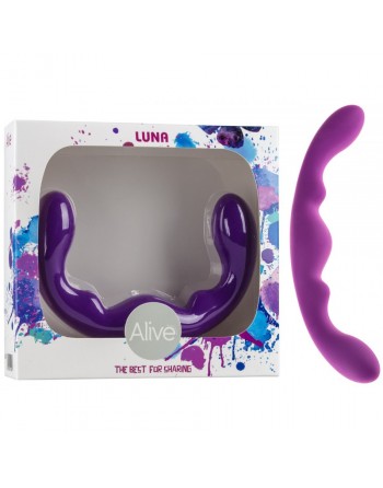 Double Dildo Luna en silicone