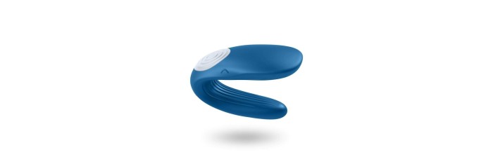 Stimulateur pour couple Satisfyer Double Whale - Bleu