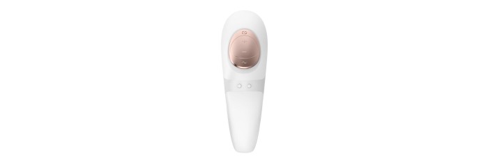 Stimulateur vibromasseur Satisfyer Pro 4 Couples - Blanc et Or rose