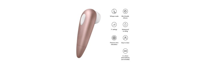 Stimulateur Satisfyer Number One - Or rose