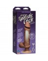 Vibromasseur en UR3 The Realistic Cock Caramel - 17 cm