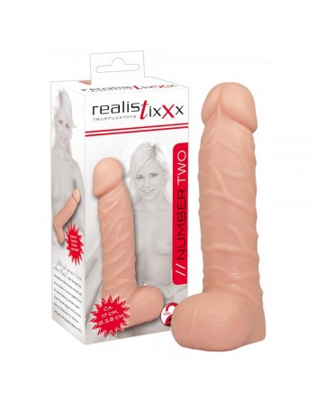 Gode Realistixxx avec testicules - 17cm